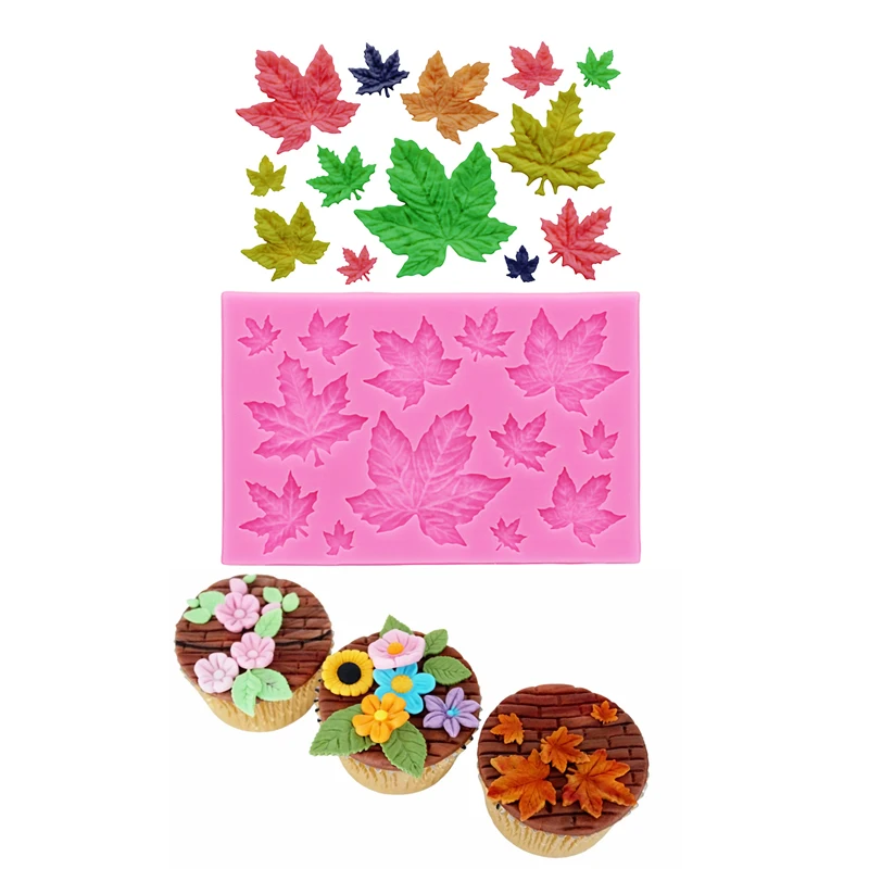 Resin Art Mould - Gj-61 DIY leaf maple leaf silicone