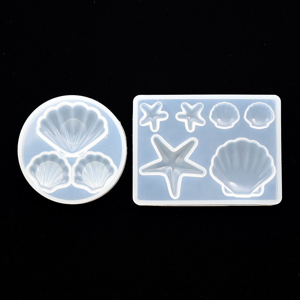 Resin Art Mould - Shell Beads Pendant Silicone Mold Resin
