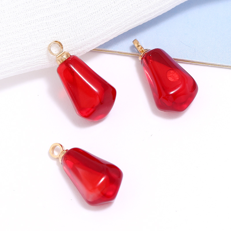 10pcs Pomegranate Seed Resin P - Resin Art Keychain 评论和价格