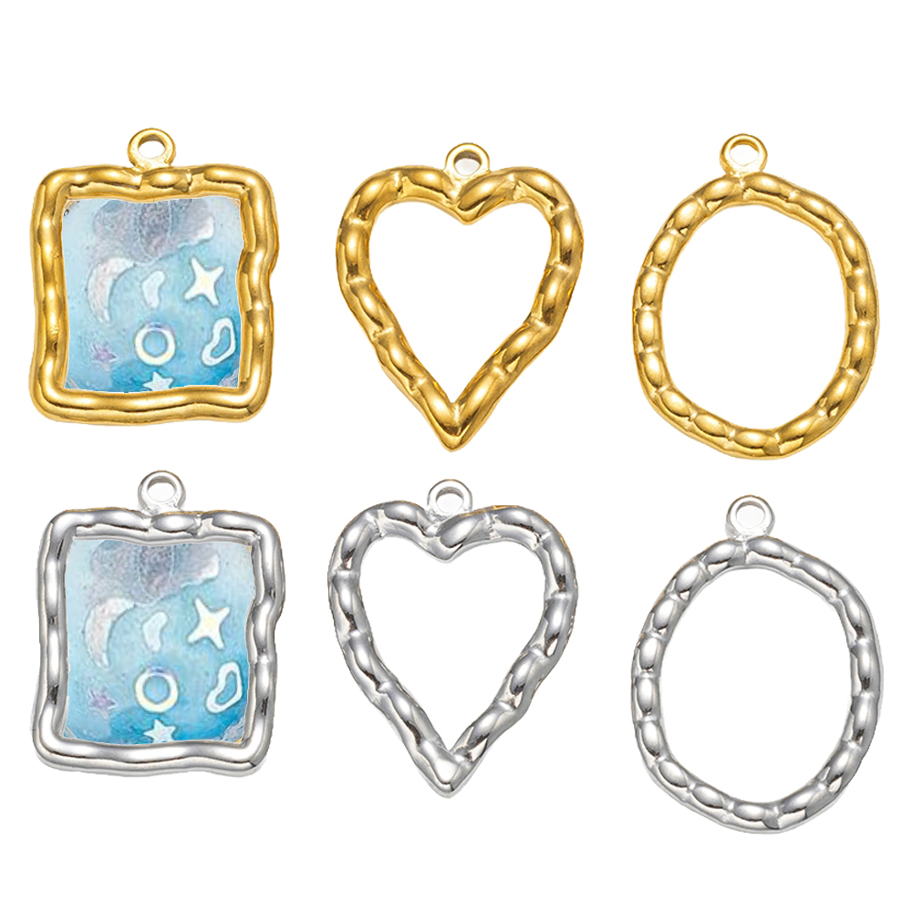 5pcs Stainless Steel Heart Rou - Resin Art Heart 评论和价格