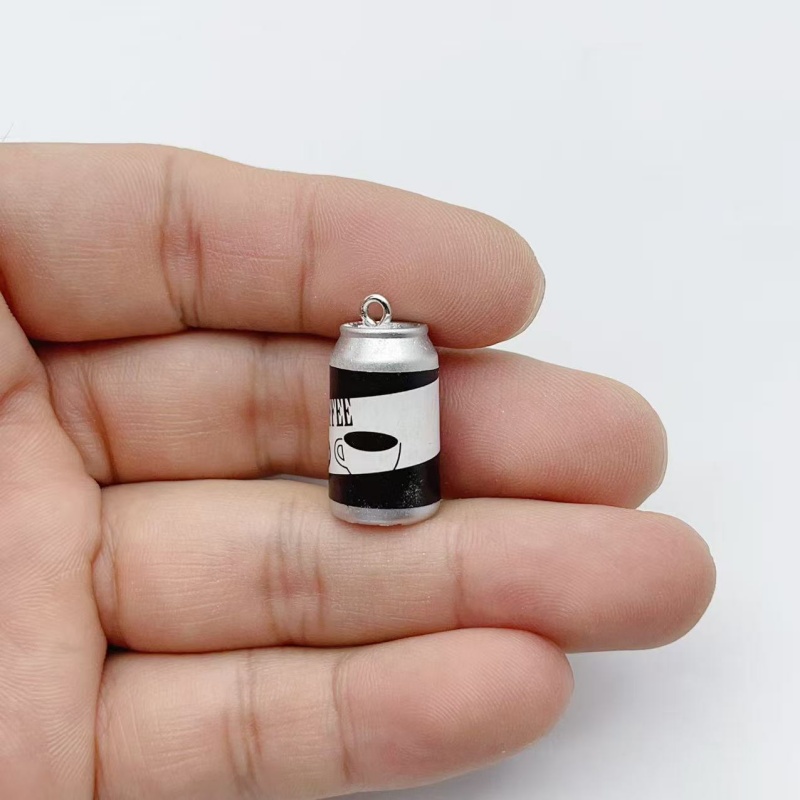 10Pcs Mini Simulation Beverage - Resin Art Keychain 评论和价格