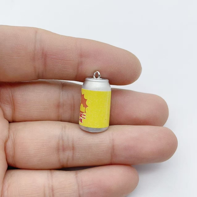 10Pcs Mini Simulation Beverage - Resin Art Keychain 评论和价格