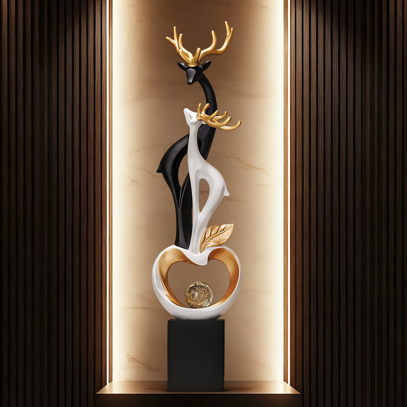 Home Decor Abstract A Pair Dee - Resin Art Stand 评论和价格