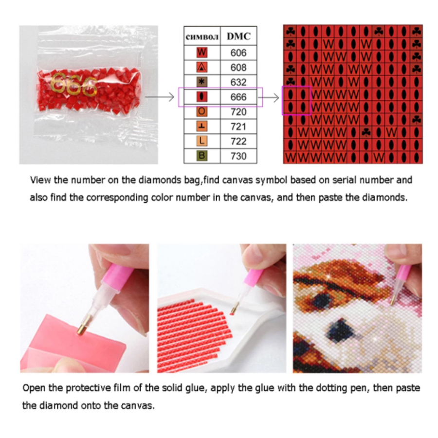Shadow Leopard 5D Diy Diamond  - Resin Art Kit For Beginners 评论和价格