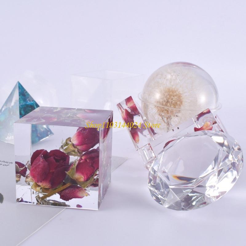 N5KE Cube Silicone Molds Epoxy - Resin Art Cube 评论和价格