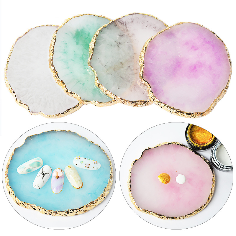 6 Round Resin Onyx Stone Nail  - Resin Art Stand 评论和价格