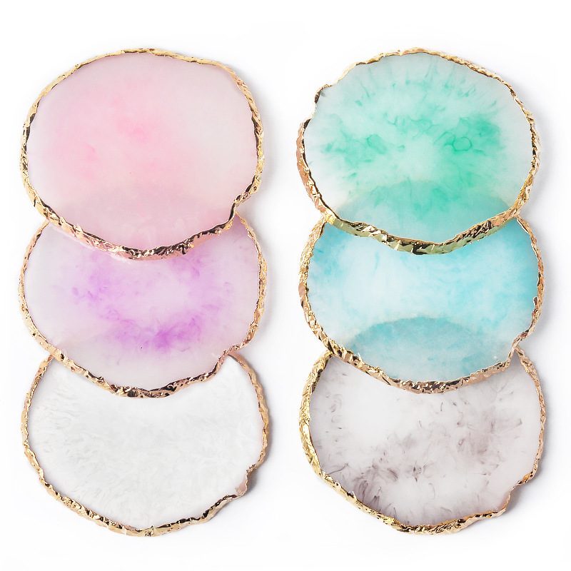 6 Round Resin Onyx Stone Nail  - Resin Art Stand 评论和价格