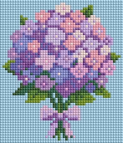 Minigem® Purple Hydrangea 5D D - Resin Art Kit For Beginners 评论和价格