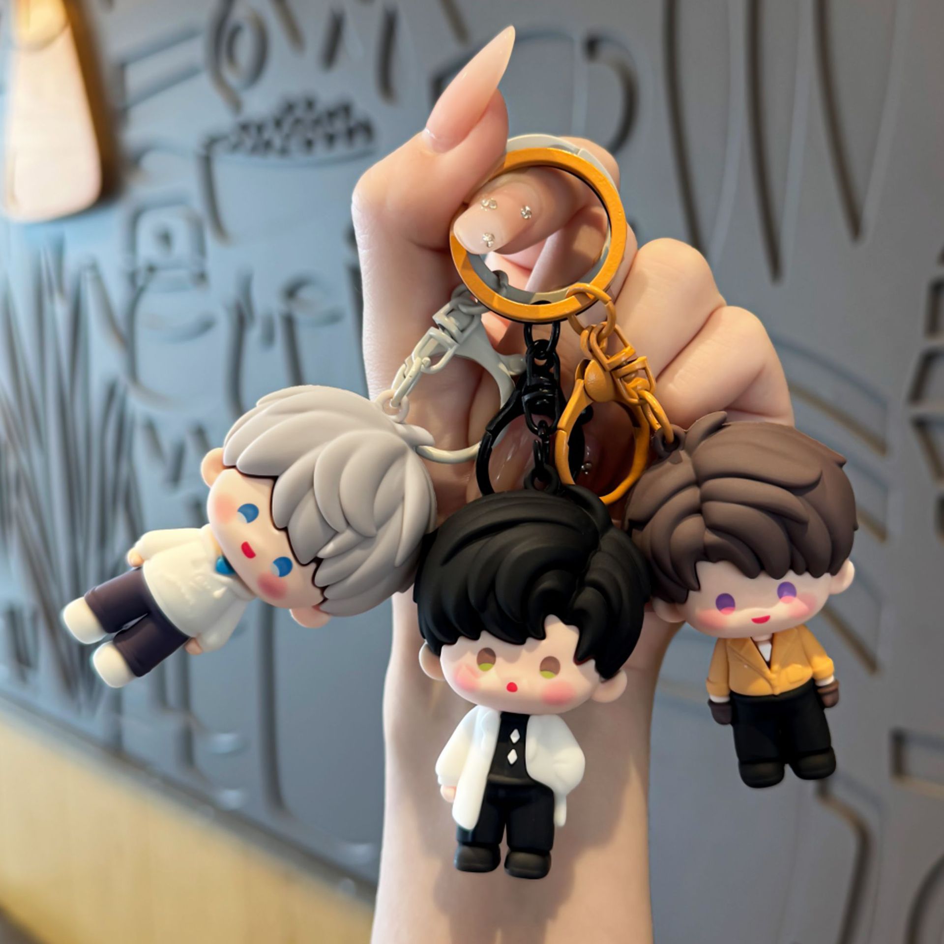 Love and Deepspace Q Resin Fig - Resin Art Keychain 评论和价格