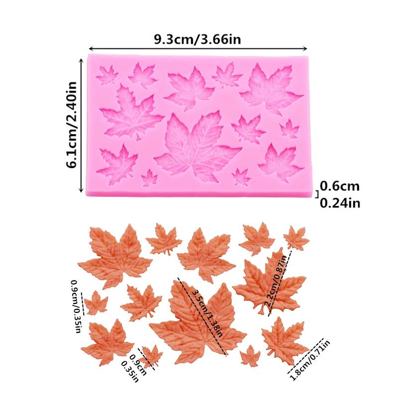 Gj-61 DIY leaf maple leaf sili - Resin Art Mould 评论和价格