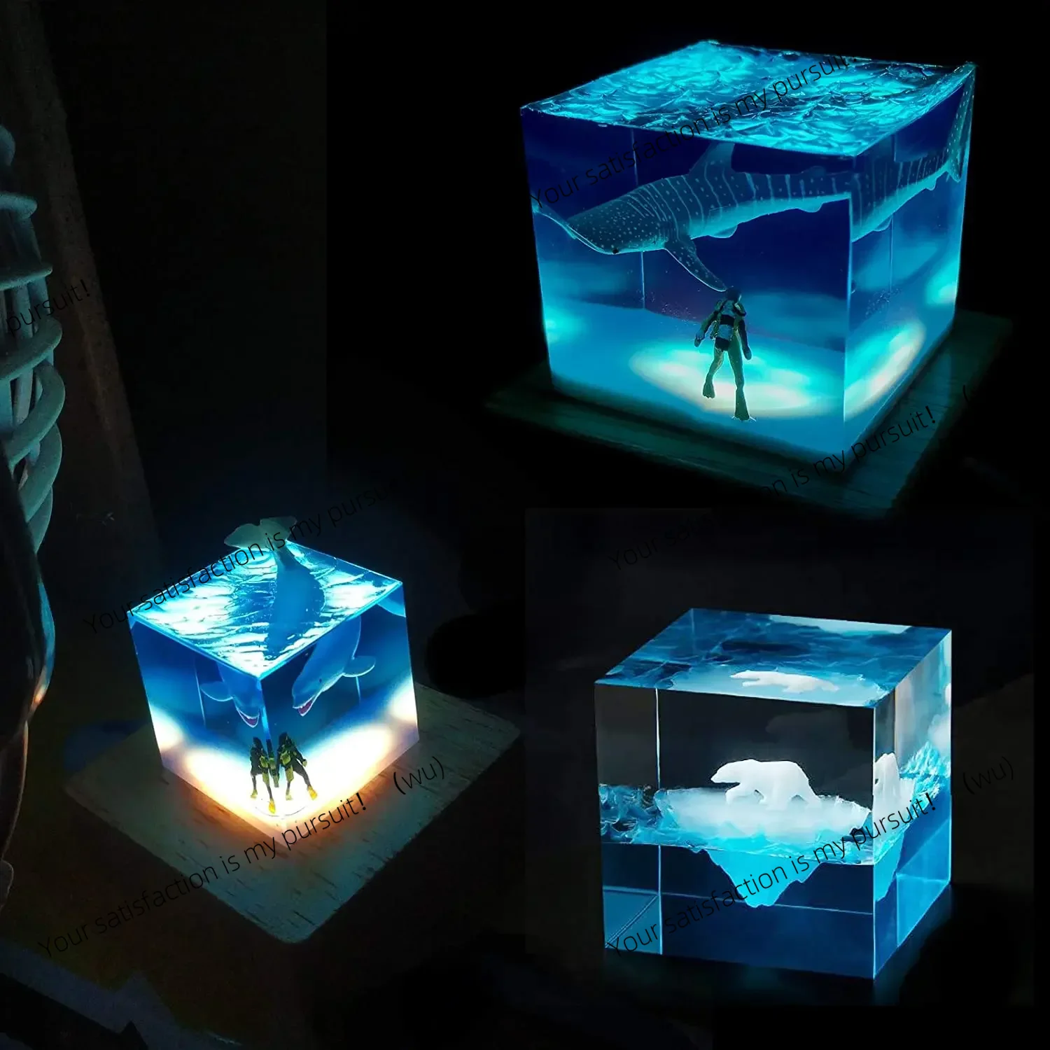 Square Light Resin Mold,led Si - Resin Art Stand 评论和价格