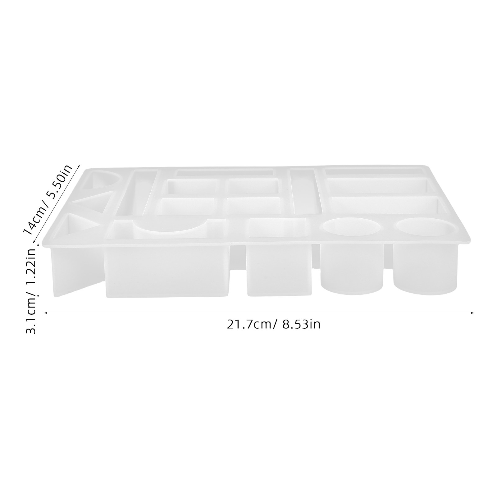 17-Slot Brick Silicone Mold Dr - Resin Art Cube 评论和价格