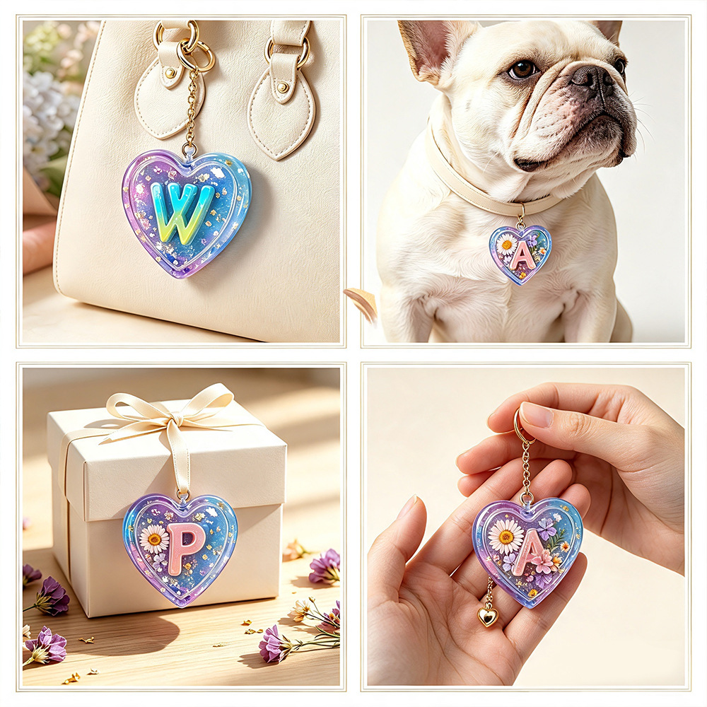 Complete 26 Letters & Heart Si - Resin Art Heart 评论和价格