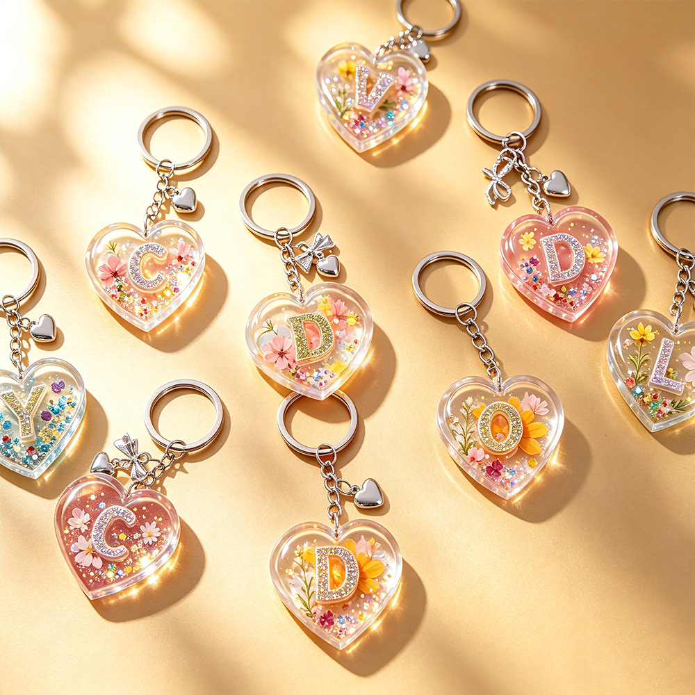 Complete 26 Letters & Heart Si - Resin Art Heart 评论和价格