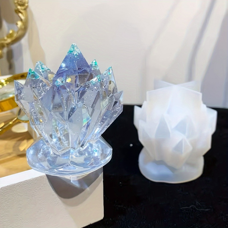 1pcCrystal Cluster Decorative  - Resin Art Mould 评论和价格