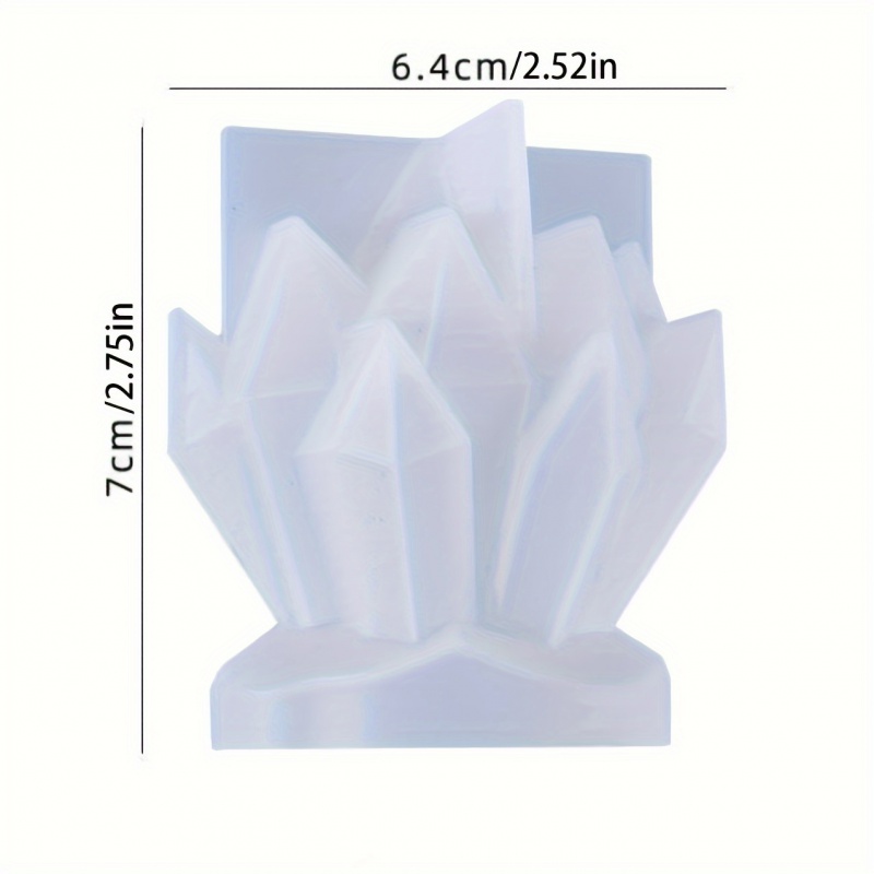 1pcCrystal Cluster Decorative  - Resin Art Mould 评论和价格