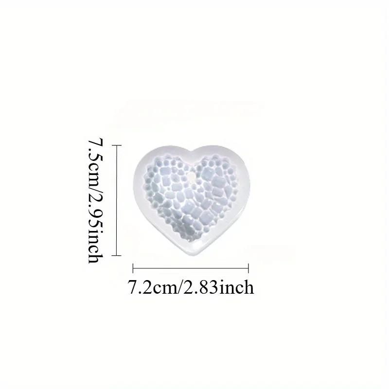 Heart-Shaped Crystal Epoxy Res - Resin Art Heart 评论和价格
