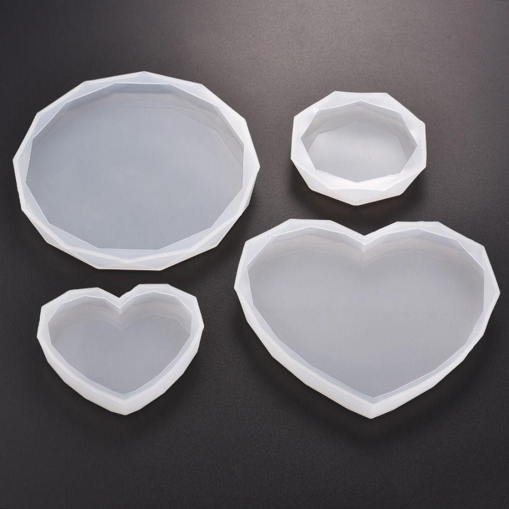 Resin Coaster Silicone Mold Ca - Resin Art Heart 评论和价格
