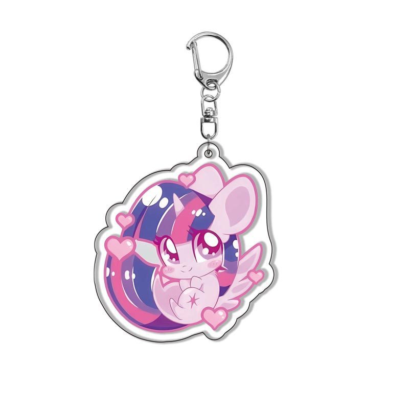 My Little Pony Anime Acrylic C - Resin Art Keychain 评论和价格