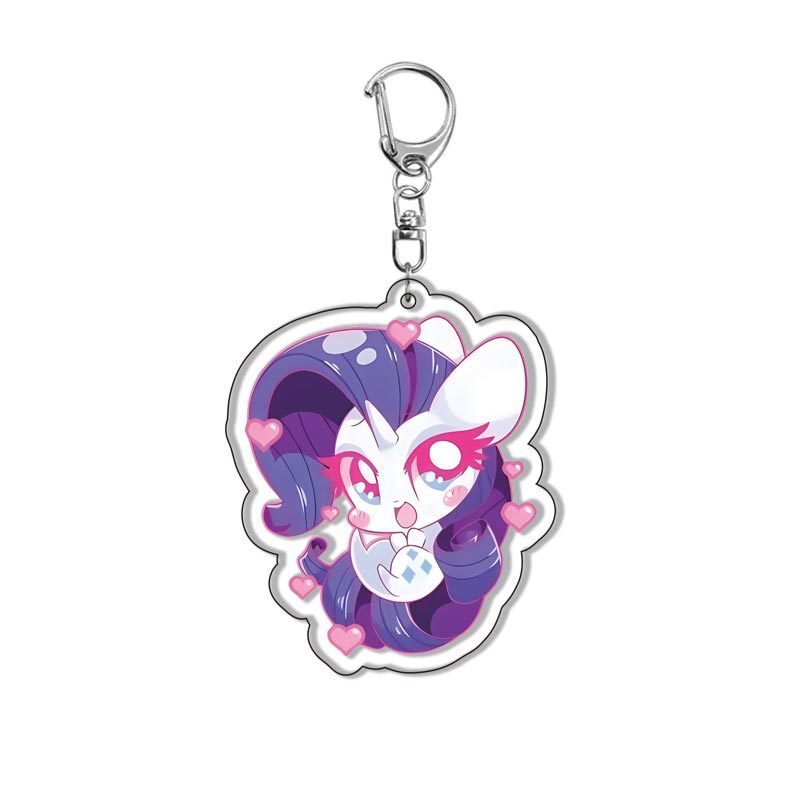 My Little Pony Anime Acrylic C - Resin Art Keychain 评论和价格