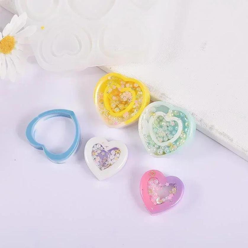 1 Pcs New Resin Shaker Silicon - Resin Art Heart 评论和价格