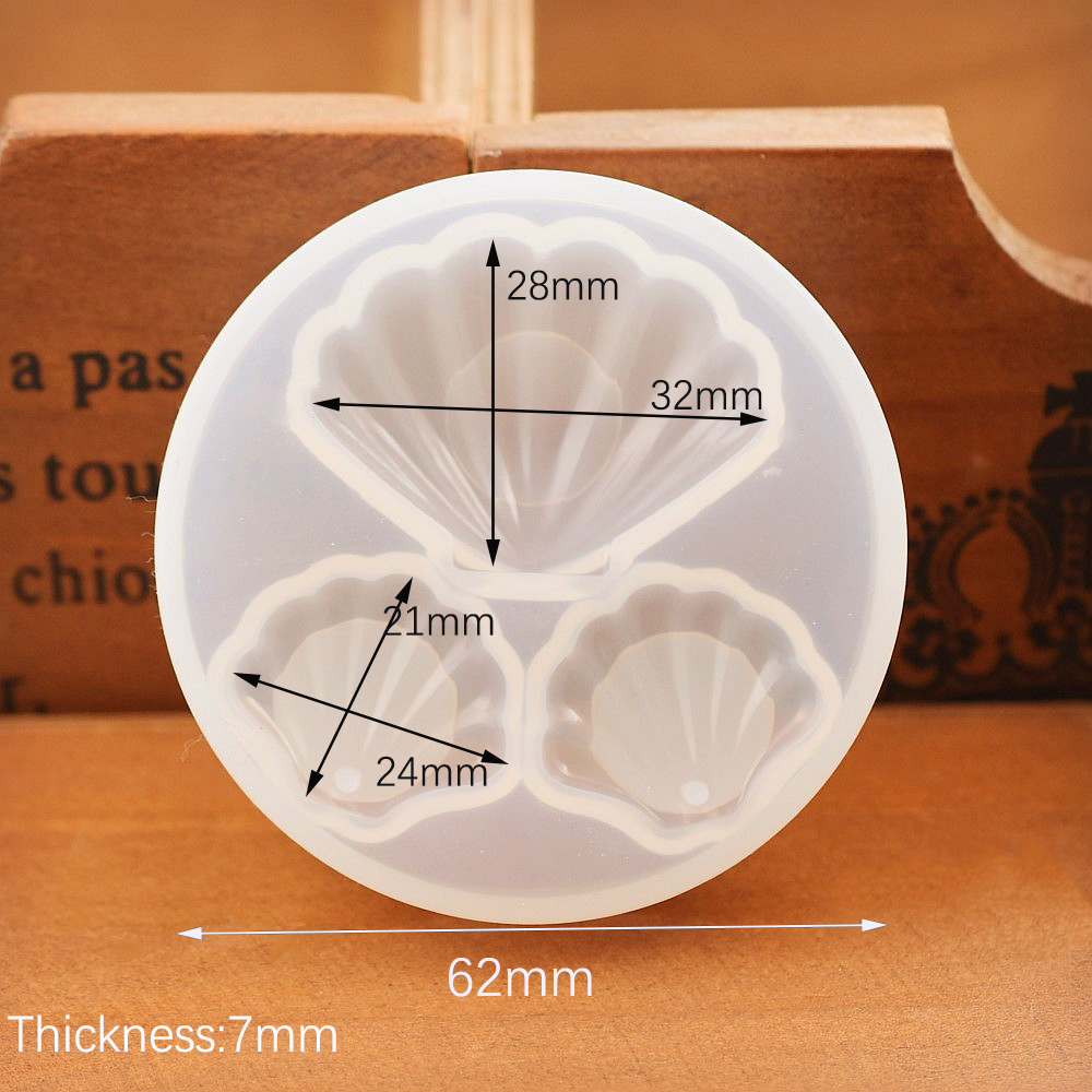 Shell Beads Pendant Silicone M - Resin Art Mould 评论和价格