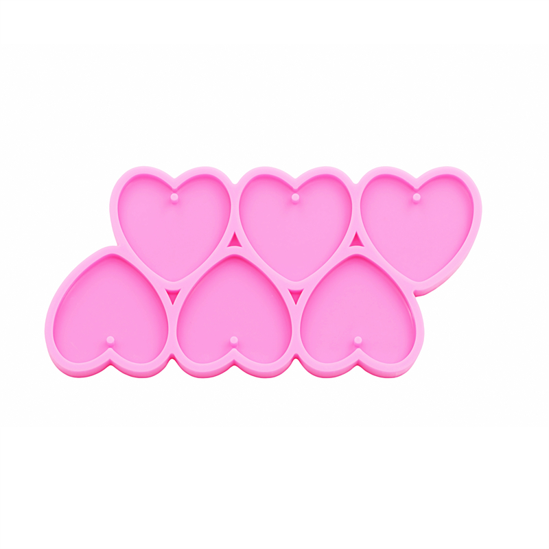 GJ-226 Shiny Heart Shape DIY E - Resin Art Heart 评论和价格