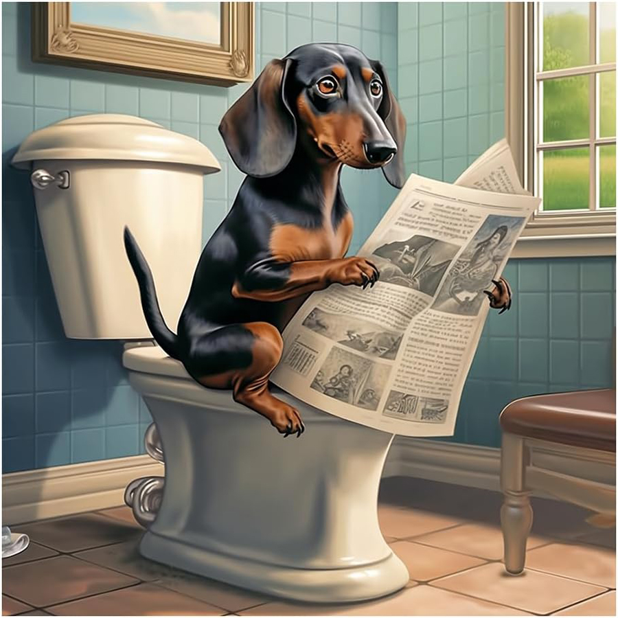 Dachshund Diamond Art Painting - Resin Art Kit For Beginners 评论和价格