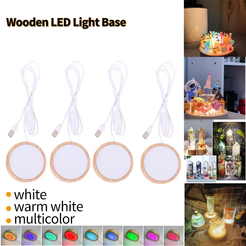 LED Night Light Base 3D Decora - Resin Art Stand 评论和价格