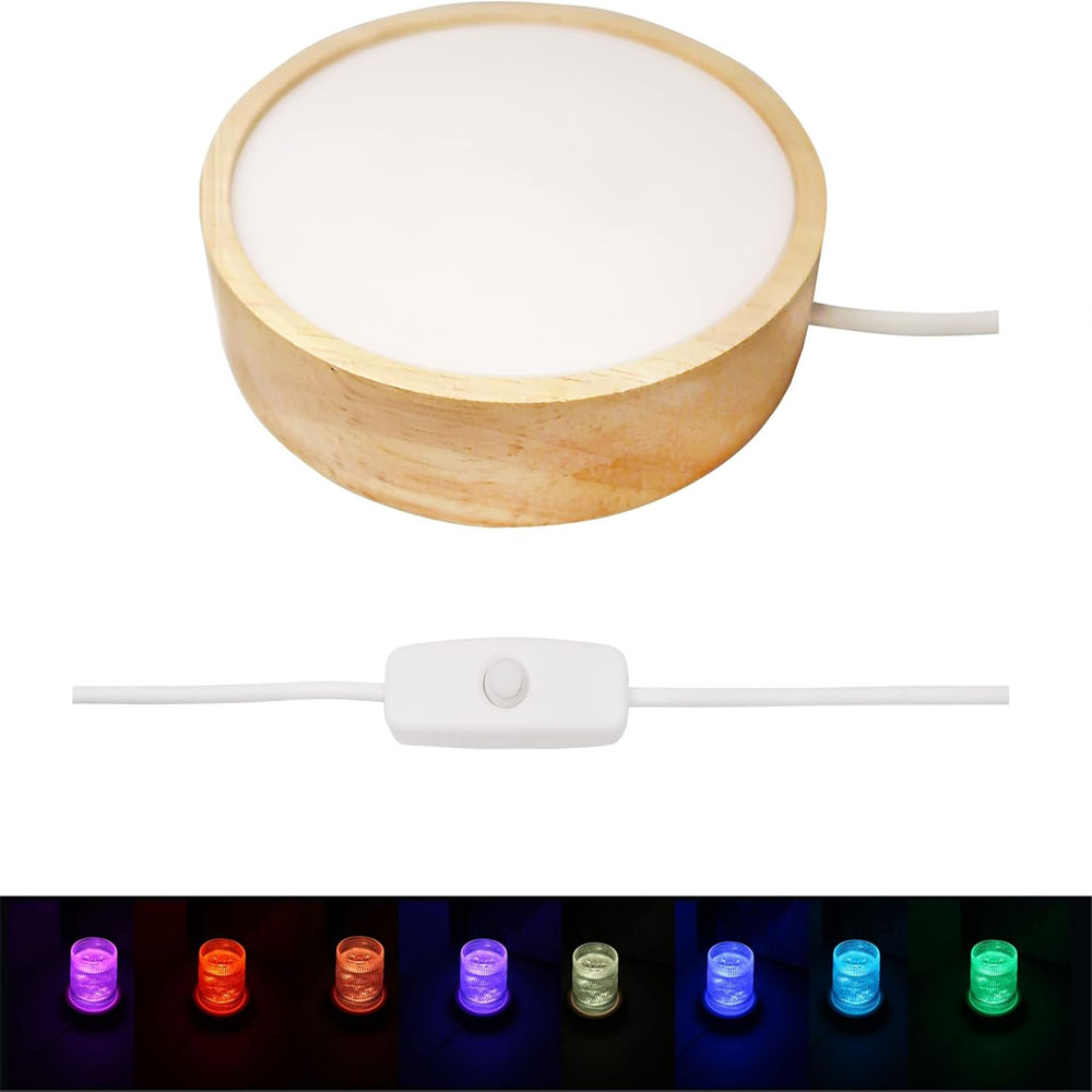 LED Night Light Base 3D Decora - Resin Art Stand 评论和价格
