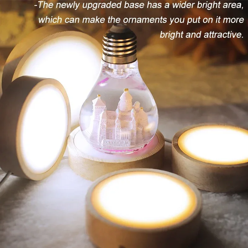 LED Night Light Base 3D Decora - Resin Art Stand 评论和价格