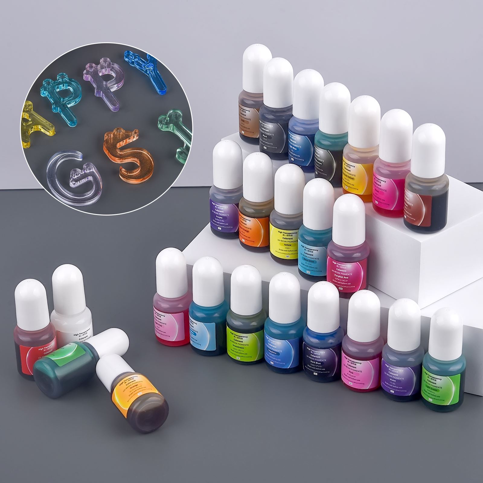 24Colors 5ml Epoxy Resin Pigme - Epoxy Resin Ab 评论和价格