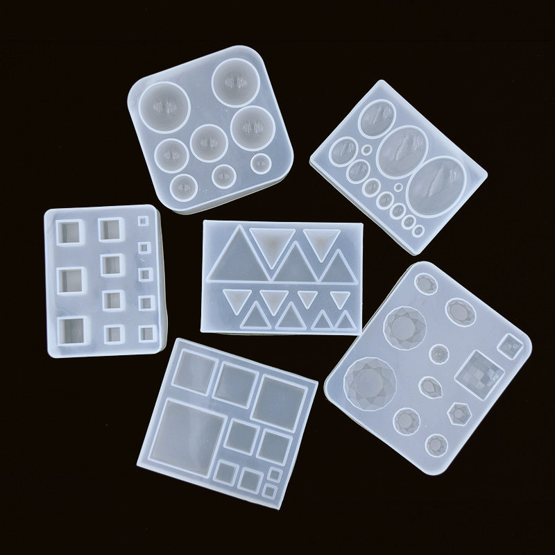 Cute beads Cube triangle Silic - Resin Art Cube 评论和价格