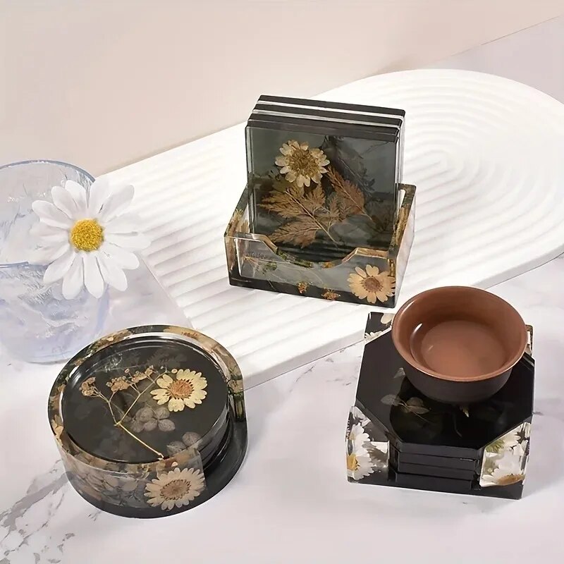 Coaster Resin Molds Set Includ - Resin Art Mould 评论和价格
