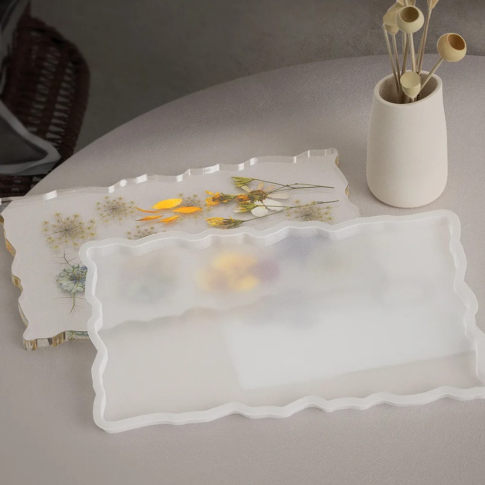 Tray Epoxy Resin Silicone Mold - Resin Art Coasters 评论和价格