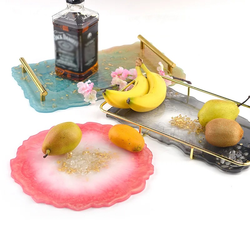 Tray Epoxy Resin Silicone Mold - Resin Art Coasters 评论和价格