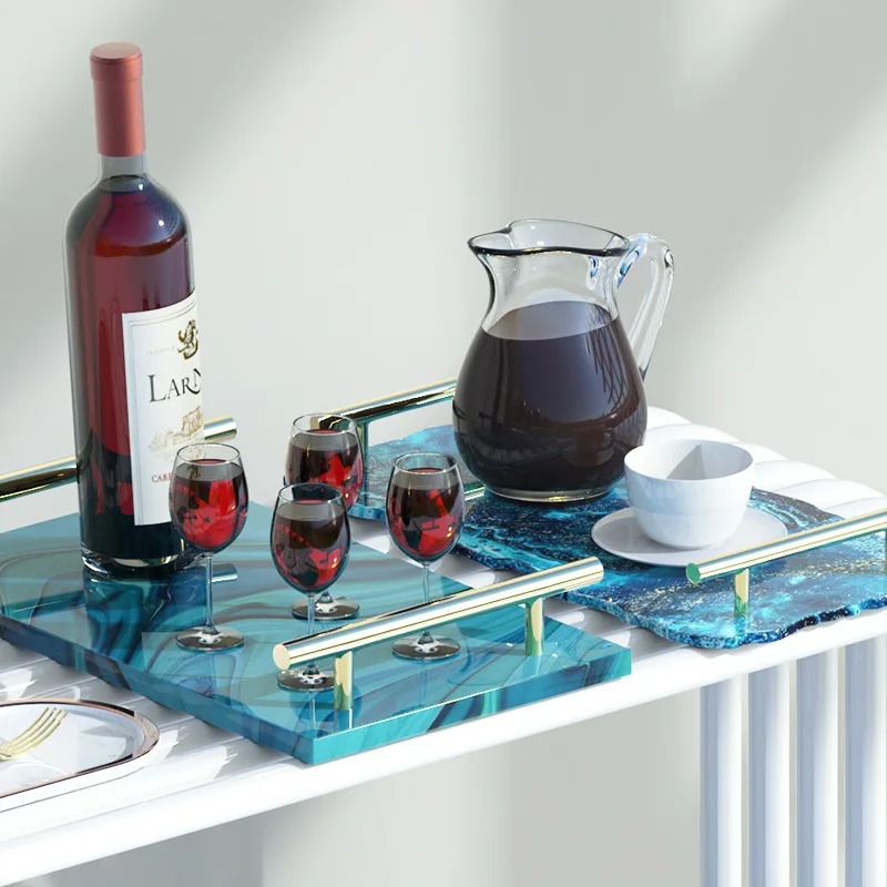 Tray Epoxy Resin Silicone Mold - Resin Art Coasters 评论和价格