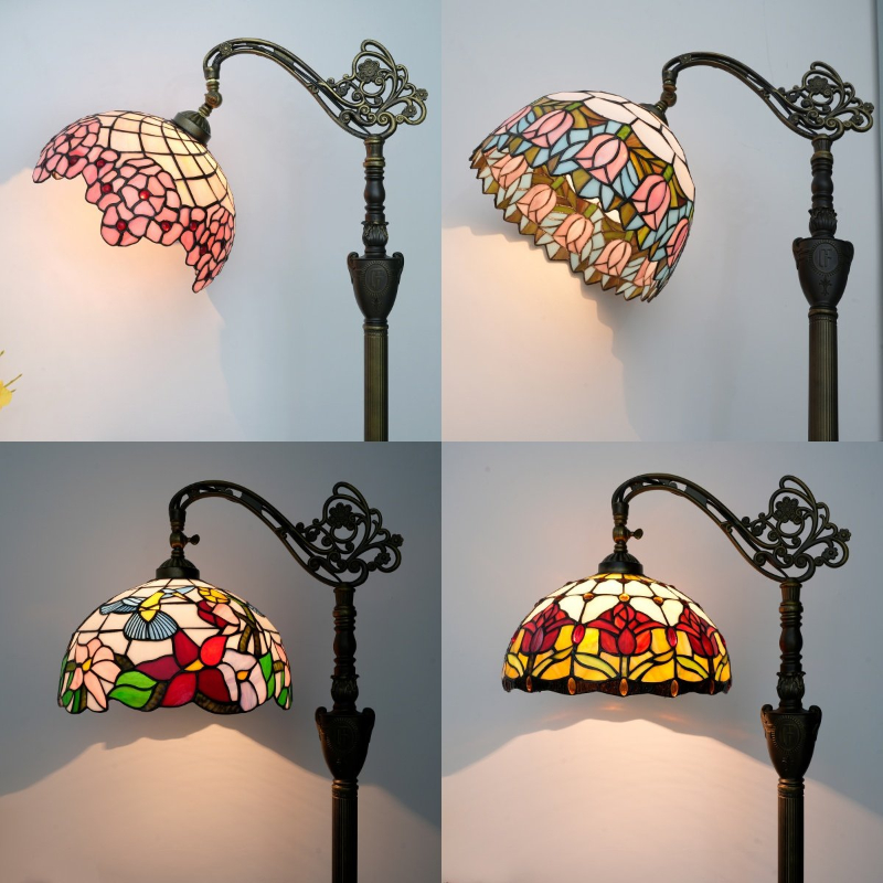 Tiffany Floor Lamps Flowers Ar - Resin Art Stand 评论和价格