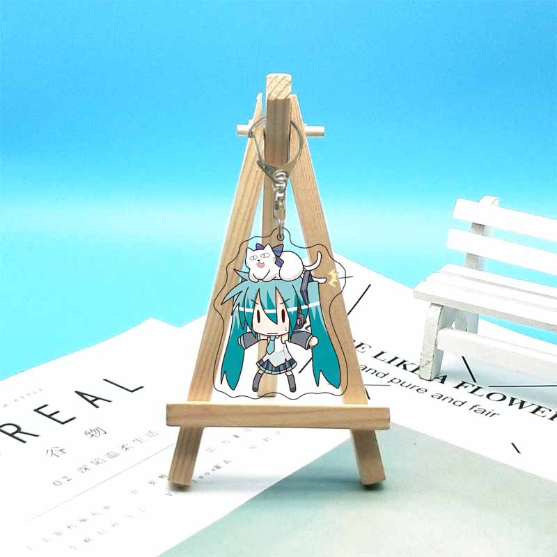 Hatsune Miku Anime Acrylic Cut - Resin Art Keychain 评论和价格