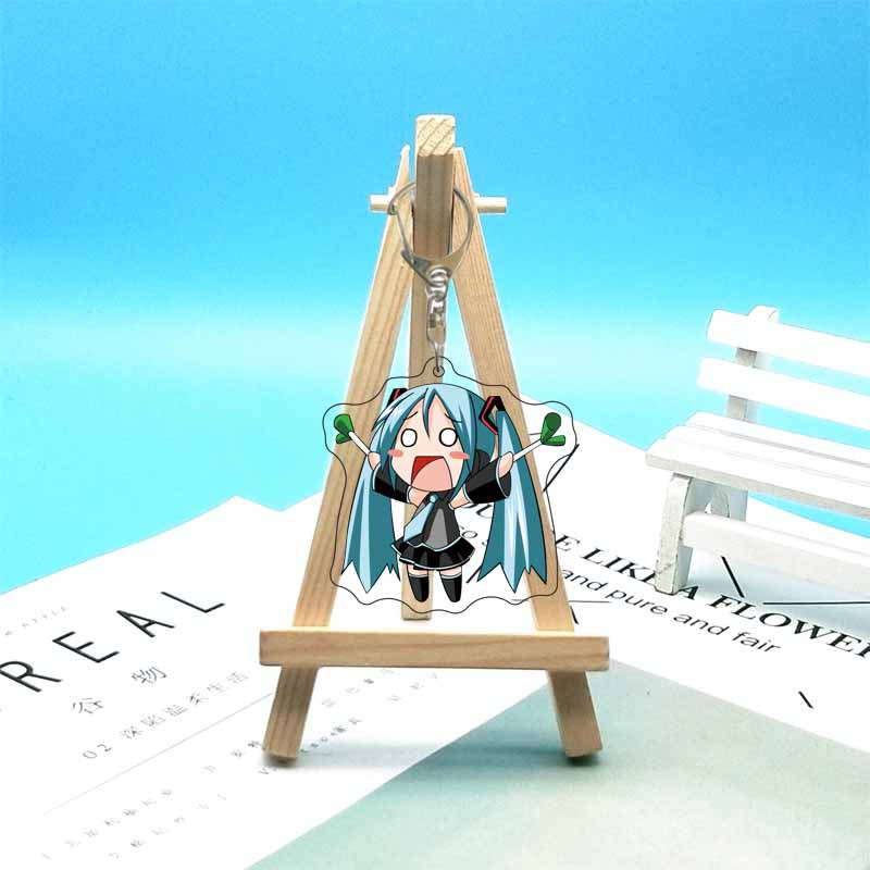 Hatsune Miku Anime Acrylic Cut - Resin Art Keychain 评论和价格
