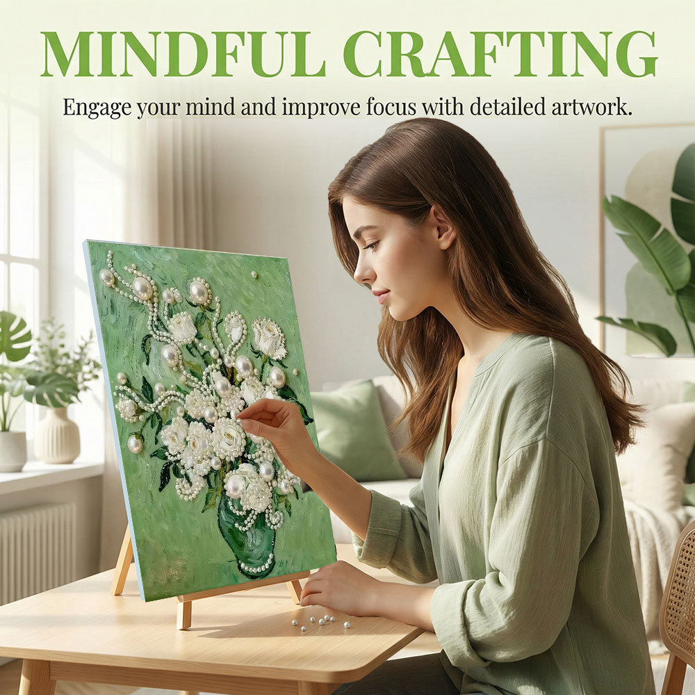 Huacan DIY Pearl Art Painting  - Resin Art Kit For Beginners 评论和价格