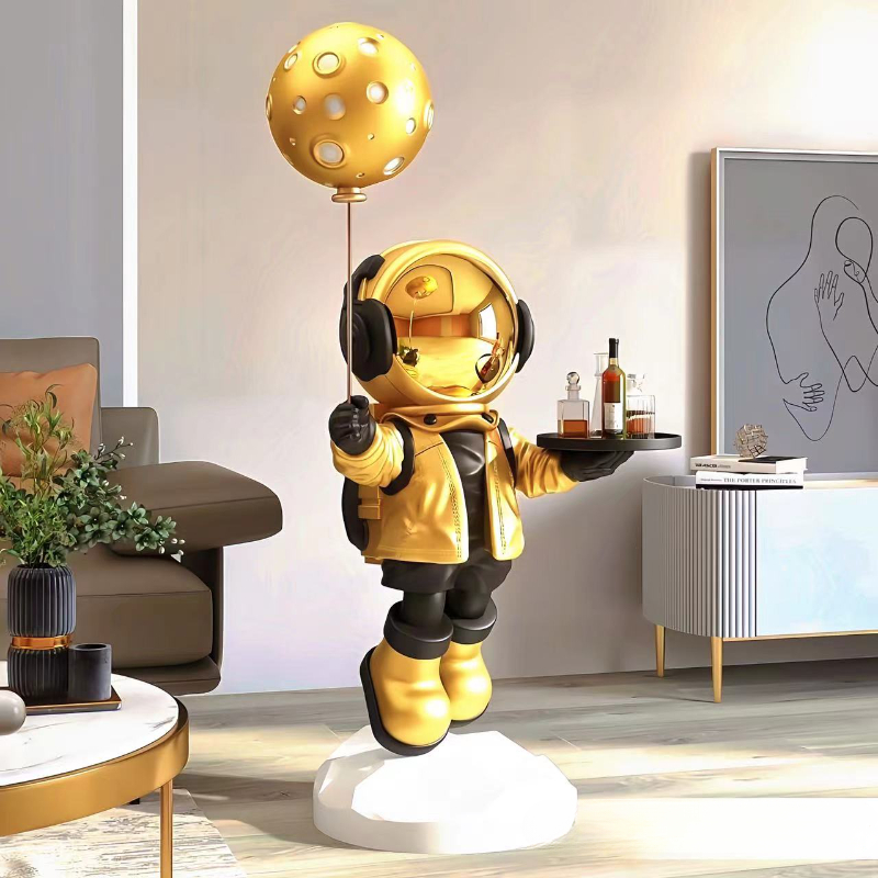 Large Creative Astronaut Floor - Resin Art Stand 评论和价格